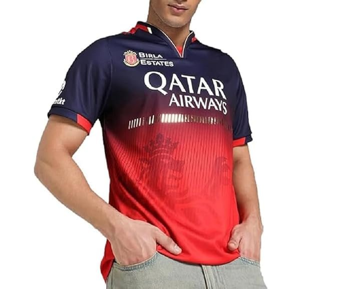 New RCB Jersey 2025 Virat 18 Tshirt for (Kid's,Men&Boy's)