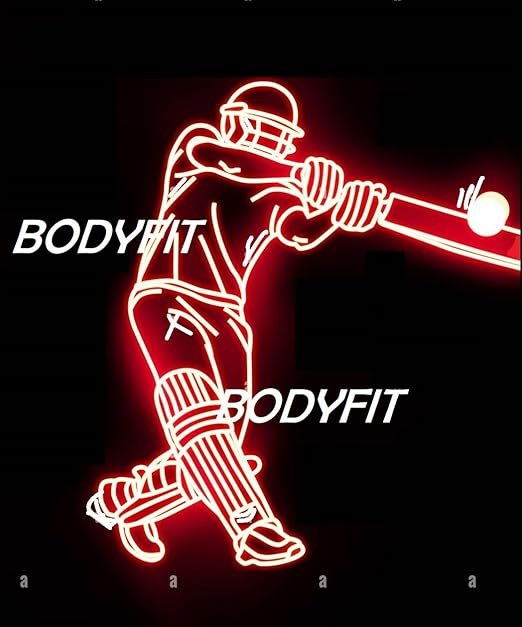 Bodyfit Cricket Bat, Power Drive Striker Series,Anime-Themed Cricket Bat, Black Design, Full Size. - Image 3