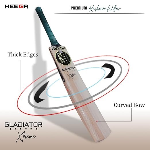 Heega Choice of Champion Gladiator Xtreme Kashmir Willow Bat - Image 4