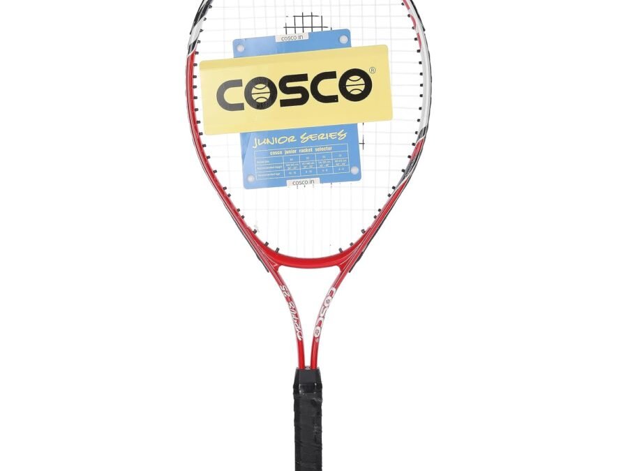 Cosco Drive 25 Aluminium Tennis Racquet - Red & Black