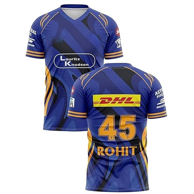 MI Jersey 2025 New Rohit 45 Tshirt for (Men,Boys,Kids