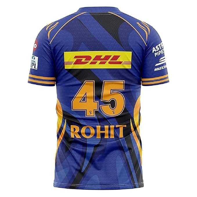 MI Jersey 2025 New Rohit 45 Tshirt for (Men,Boys,Kids - Image 3