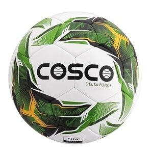 Cosco 14004 Size 5 Synthetic Soccer Football – Multicolour | Durable Match & Training Ball for Youth & Adults | Outdoor & Indoor Play