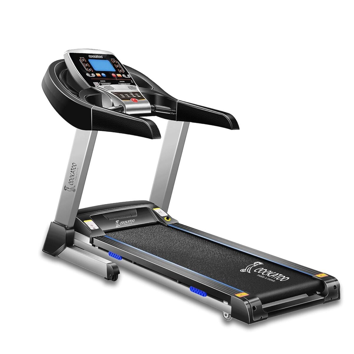 Cockatoo Premium Range Auto Incline Series 3HP - 6HP Peak with Auto Incline Treadmill for Home & Max Speed 16 Km/Hr, (Free Installation Assistance)