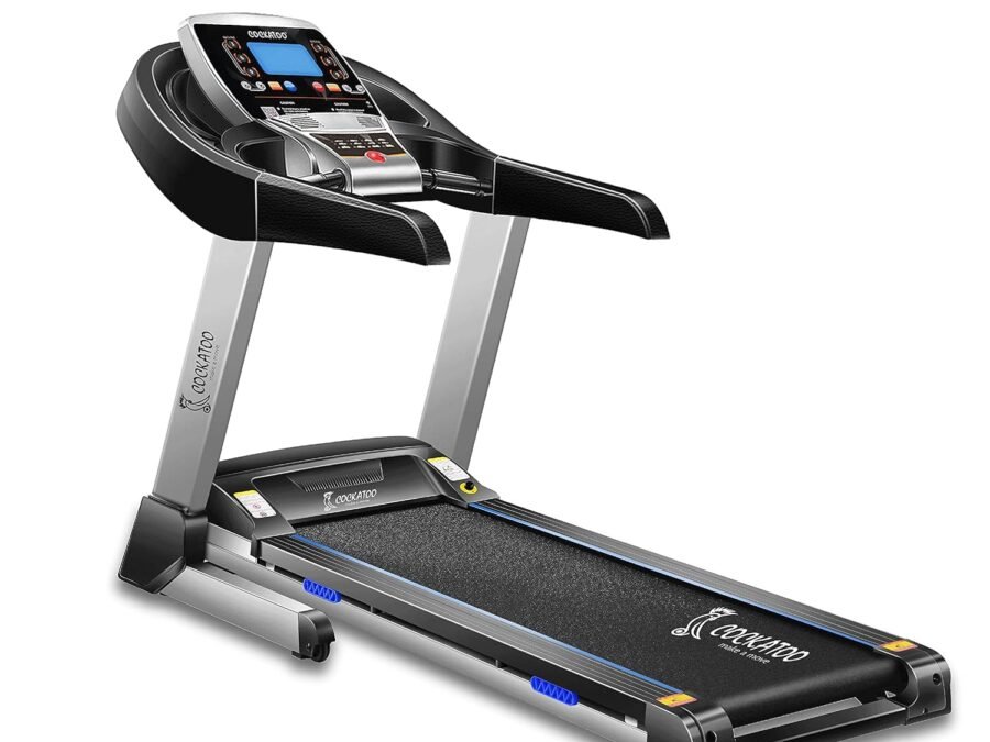 Cockatoo Premium Range Auto Incline Series 3HP - 6HP Peak with Auto Incline Treadmill for Home & Max Speed 16 Km/Hr, (Free Installation Assistance)