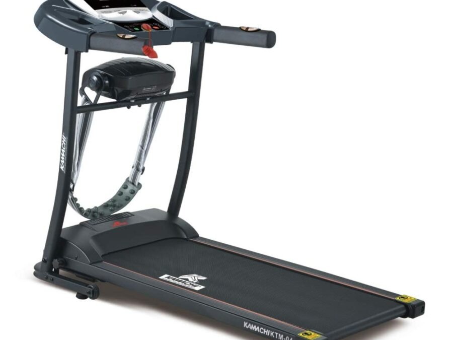 KAMACHI KTM-04 Motorized Multi-Function Treadmill for Home Use | 2 HP Motor | Foldable Running Machine | Free Online Installation Assistance | Compact Fitness Equipment for Walking & Jogging