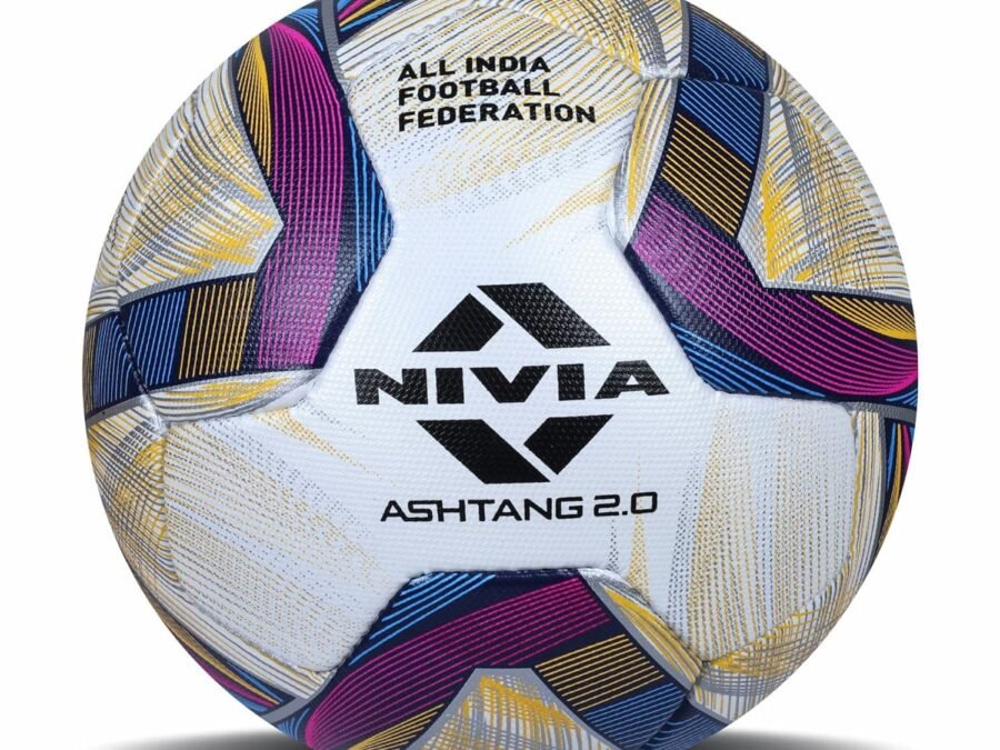 Nivia Ashtang Football – Size 5 | PU Material | Multicolor | Durable, High-Performance Football for Training & Matches on All Ground Types | Suitable for Men, Women & Teens