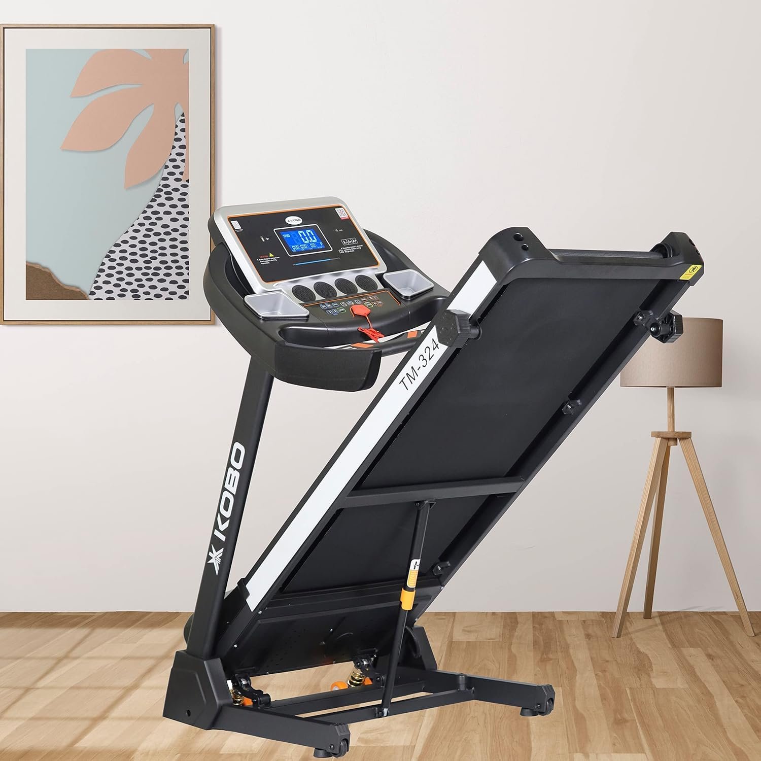Kobo 3HP – 5HP Peak DC Motorized Treadmill for Home Use | Bluetooth Connectivity & App Support | Manual Incline | Multi-Function | Foldable Design | 1-Year Warranty | Quiet Operation - Image 6