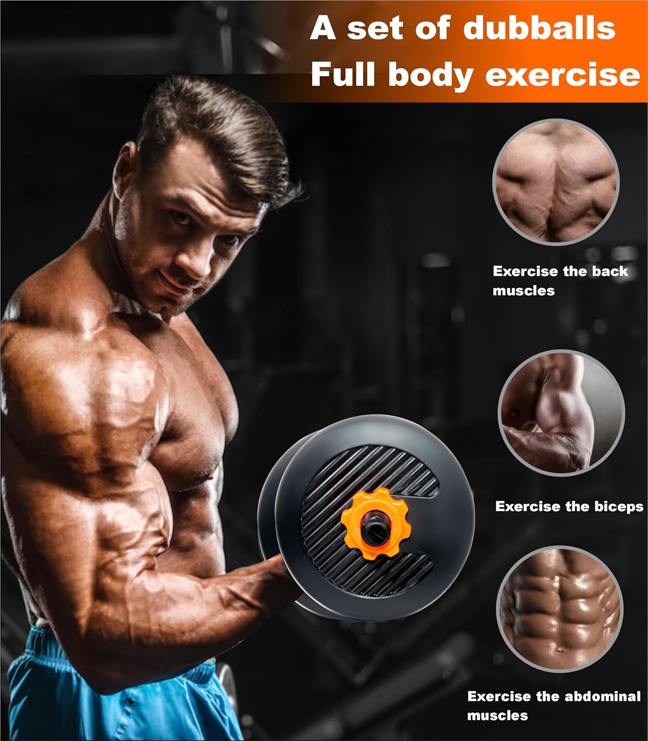 WATSON Premium Rubber Dumbbell Set – 13Kg Adjustable Weights (1Kg x 4, 1.5Kg x 6) with 14" Hard PVC Dumbbell Rods | Home Gym Dumbbells for Men & Women | Strength & Fitness Training - Image 10