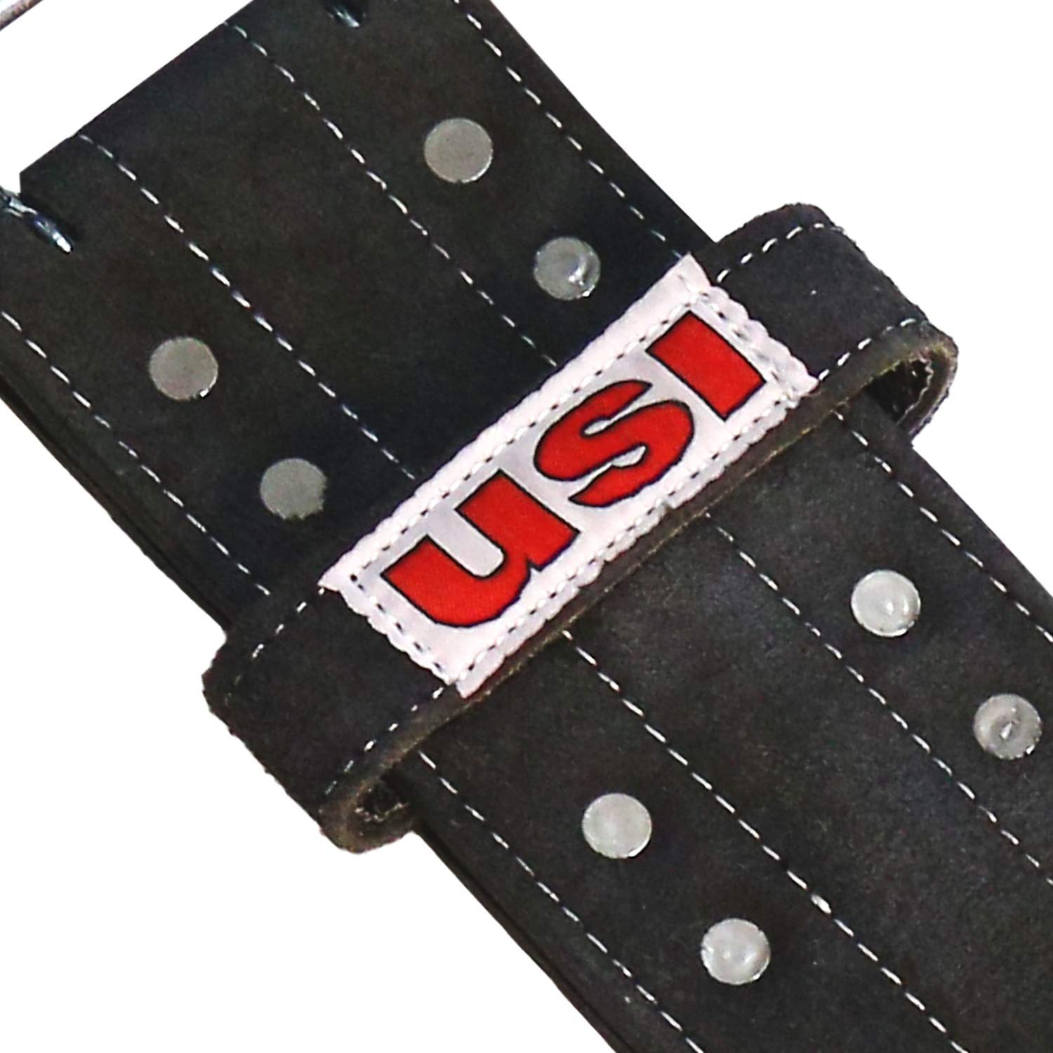 USI Universal Power Lifting Belt 790PL – Lightweight 6mm Thick Leather Weightlifting Belt for Men & Women – Black, Large – Weight Training, Workout & Competition Support Belt - Image 10