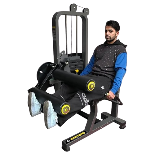 Bodylean Fitness Leg Curl Leg Extension Machine with 80 kg Fibre Stack : Dual-Function Gym Equipment : Delta Series - Ideal for Gym / Leg Injury Cure - Knee Replacement : hamstrings : Glutes