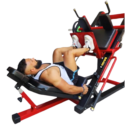 Bodylean Fitness Incline Leg Press Machine & Hack Squat – Plate Loaded Lower Body Workout Machine for Home & Commercial Gym – Targets Quads, Glutes, Calves, and Hamstrings – Heavy-Duty Steel Frame