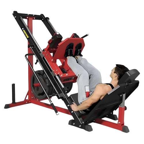 Bodylean Fitness Leg Press Hack Squat Combo Machine – 2500LBS Heavy-Duty Commercial Grade Lower Body Weight Machine with Plate Storage – Leg Workout Equipment for Home Gym – Quads, Glutes, Hamstrings & Thighs