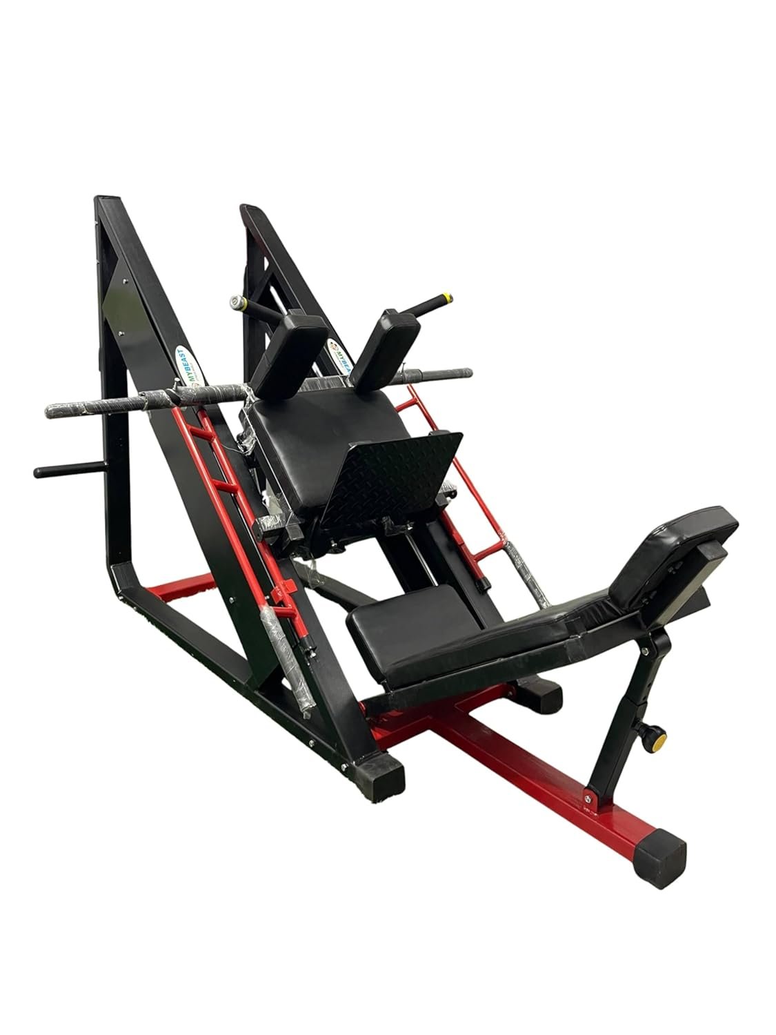 Mybeast MBLEG001 Leg Press & Hack Squat Machine – Plate Loaded 2-in-1 Lower Body Workout Equipment – Heavy-Duty Strength Training Machine for Home & Commercial Gym – Quad, Glute, Hamstring & Calf Exercise - Image 5
