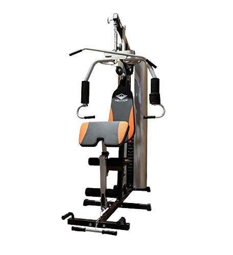 WELCARE WC4407 Multi-Function Home Gym Machine | Full Body Workout Station | Heavy Duty Steel Frame | Weight Stack System | Strength Training Equipment for Home Fitness