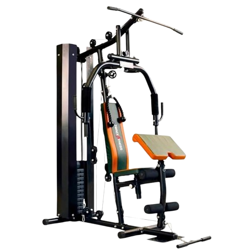Zorex Fitness HGZ-1006 Multi Function Home Gym Machine | Max Weight 120kg | Full Body Workout Station | Removable Preacher Curl & Metal Weight Cover | Strength Training Equipment for Home